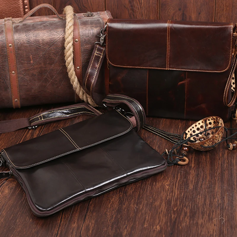 Сумки из 100% натуральной кожи мужская сумка мужские сумки мессенджеры дорожная