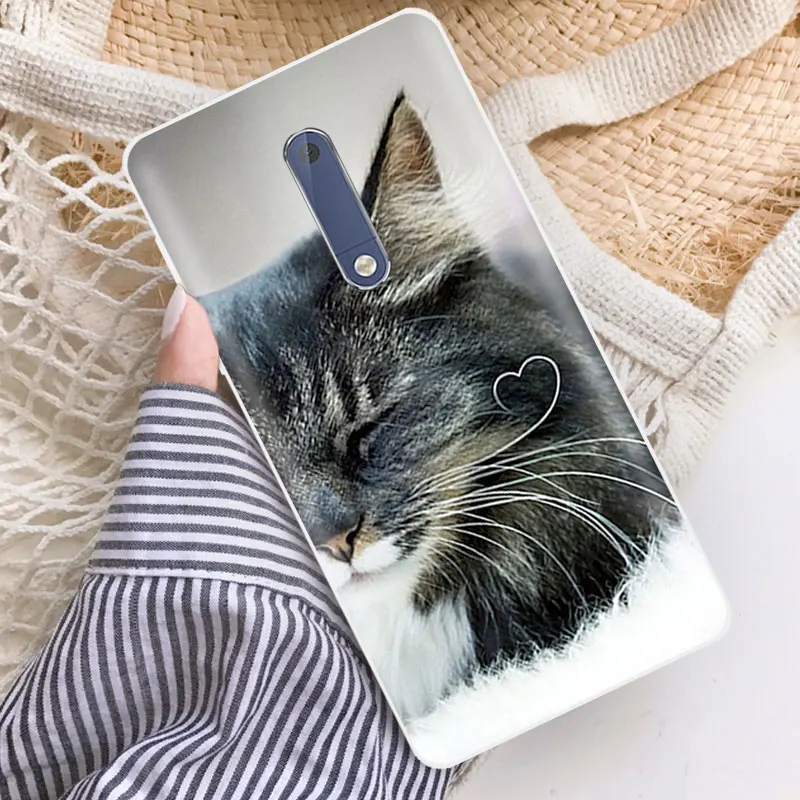 Для Nokia 5 OKAY чехлы чехол силиконовый для Phone Shell из мягкого ТПУ Nokia5 Coque 2 &quotЧехлы