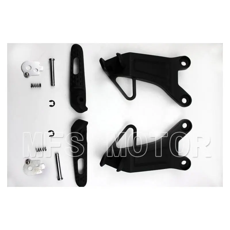 

Мотоциклетные аксессуары, задние Пассажирские подножки, Кронштейн Подходит для Honda CBR600RR CBR RR 2003 2004, черный