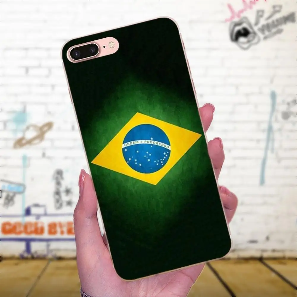 High Quality Classic High-End Phone Case For Xiaomi Mi3 Mi4 Mi4C Mi4i Mi5 Mi 5S 5X 6 6X 8 SE A1 Max Mix 2 Note 3 4 Brazil Flag | Мобильные