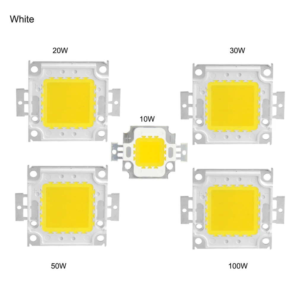 

Vacamm LED COB Chip 10pcs for Spotlight Floodlight Garden Square Highly Bright/Power Warm White/White 10W 20W 30W 50W 100W