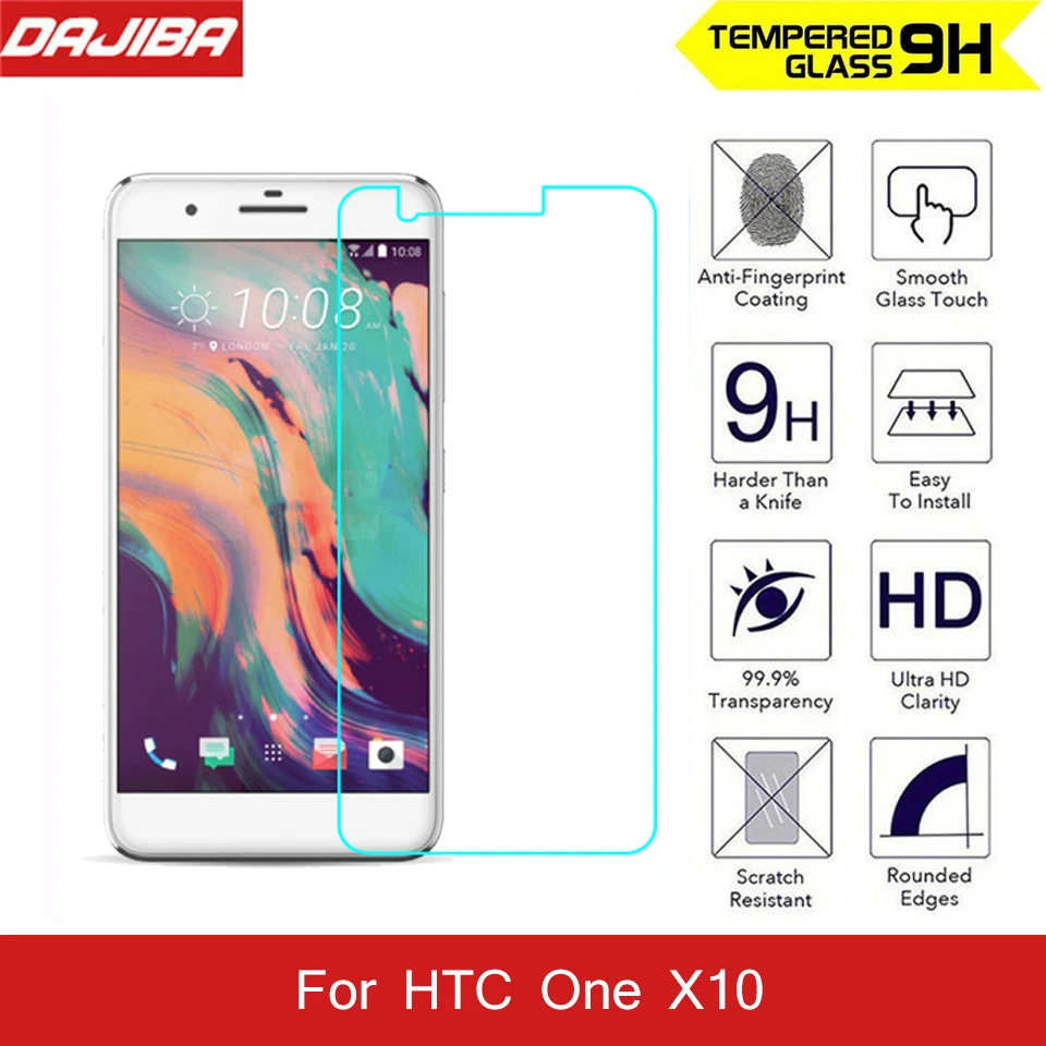 2.5D 9H Премиум Закаленное стекло пленка для HTC One X10 ультра тонкий экран протектор X 10