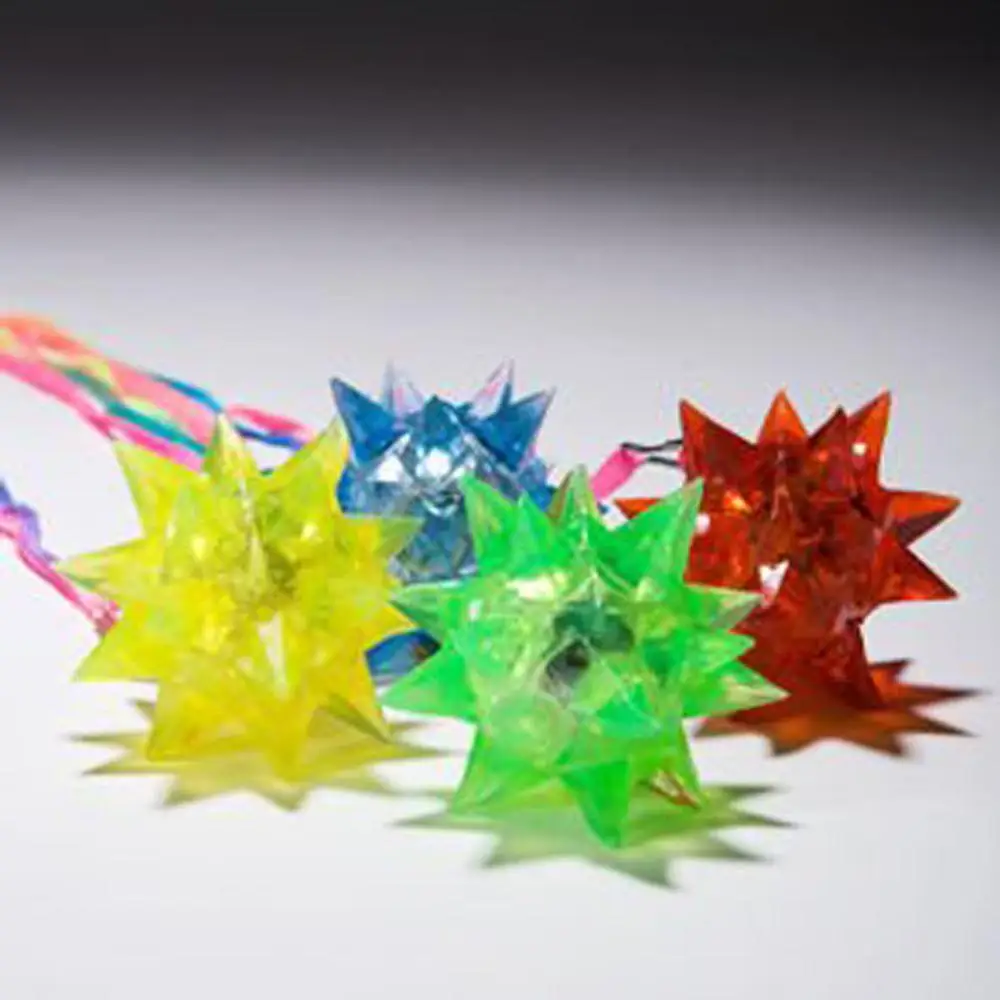 Free shipping! Flashing Star LED Light Ball Pendant Prism Up Necklace Party Raving | Дом и сад