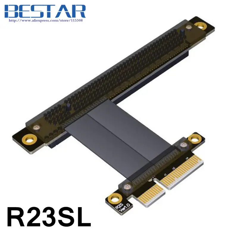 PCIe 4x к 16x удлинитель кабеля 5 см 10 20 30 60 1 м PCI E GEN3.0 Express прямоугольные кабели|pcie 16x|riser
