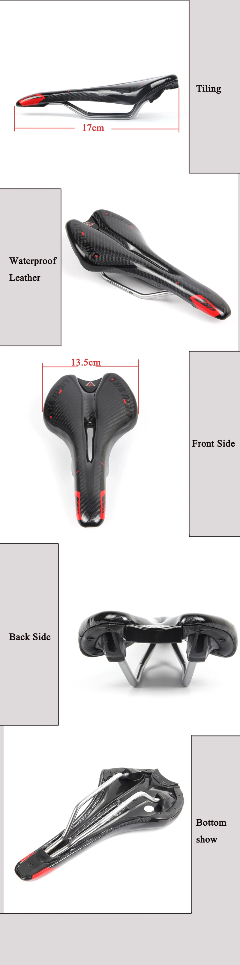 Pro велосипедное седло углеродное горное vtt Велосипедное переднее сиденье мягкая подушка часть велосипедное седло Selle bici винтажное гелевое волокно t