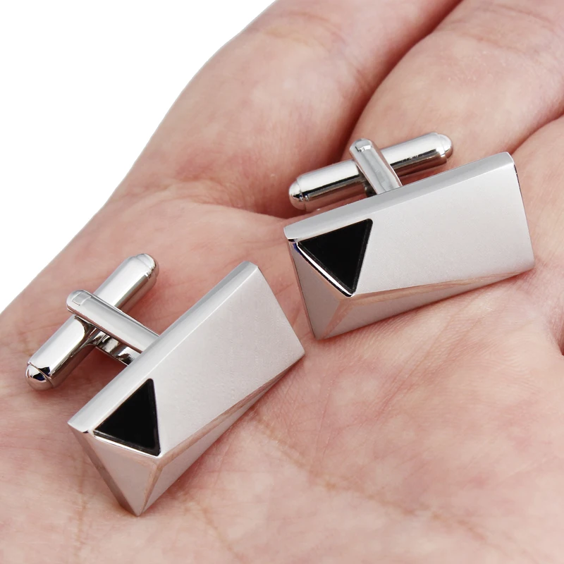HAWSON Fashion Cufflinks for Men Square Jewelry Cuff Links with Crystal Wedding Dress Button Nice Box | Украшения и аксессуары