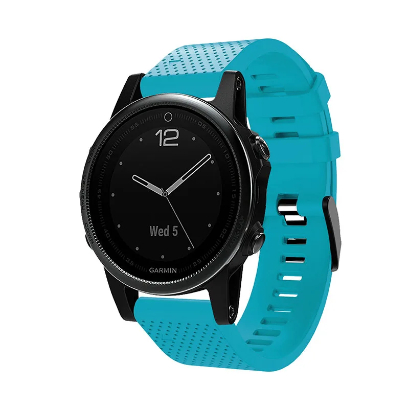 20mm Watchband Strap for Garmin Fenix 5S Watch Quick Release Silicone Easy Fit Wrist Band For Plus Belt | Электроника