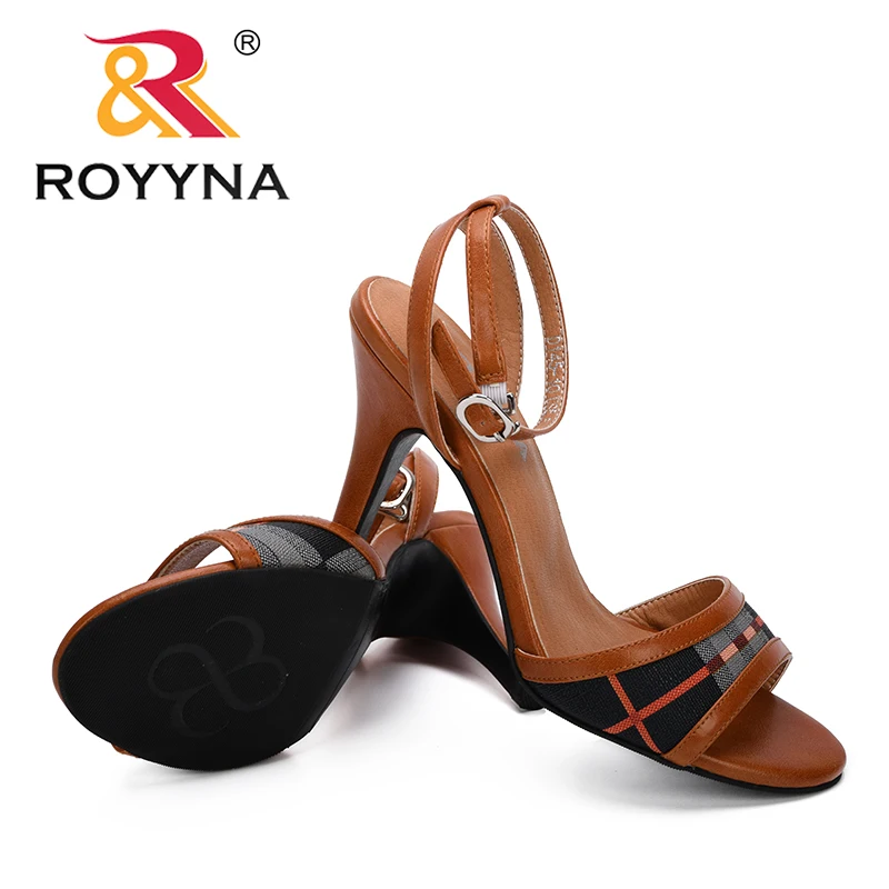 ROYYNA/Новинка года; модная Стильная летняя обувь; женские босоножки; новые удобные летние сандалии с открытым носком; Feminimo; модная мягкая обувь