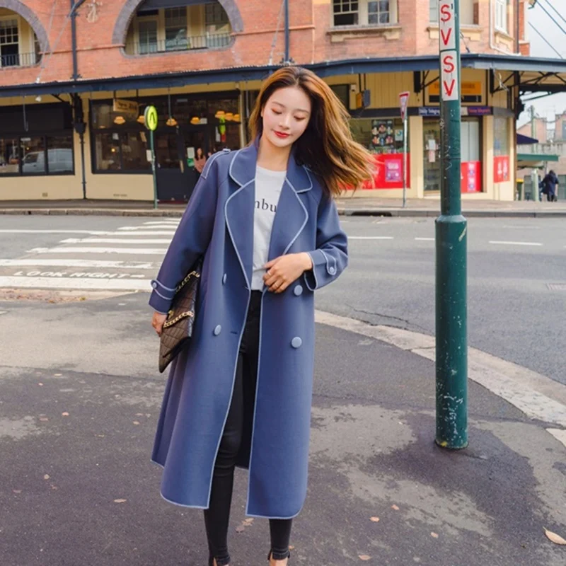 Женское зимнее теплое пальто Новое поступление 2018 модное для женщин тренчкот