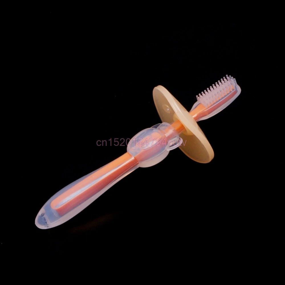 Детская Мягкая зубная щетка безопасная гибкая # h055 #|teething toothbrush|baby toothbrush teetherbaby