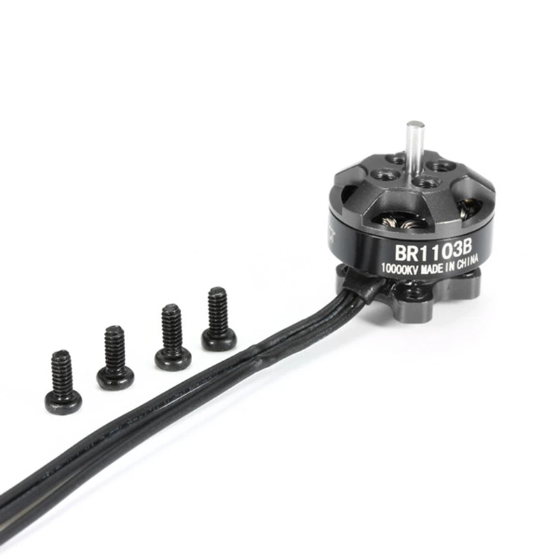 Высокое качество 4 шт./лот Racerstar Racing Edition 1103 BR1103B 10000KV 1-3S бесщеточный мотор черный