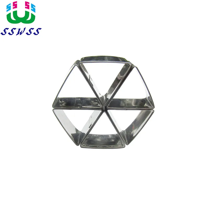 

Six Triangle-Modules Cake Decorating Fondant Cutters Tools,Mosaic Puzzle Cookie Baking Molds,Direct Selling