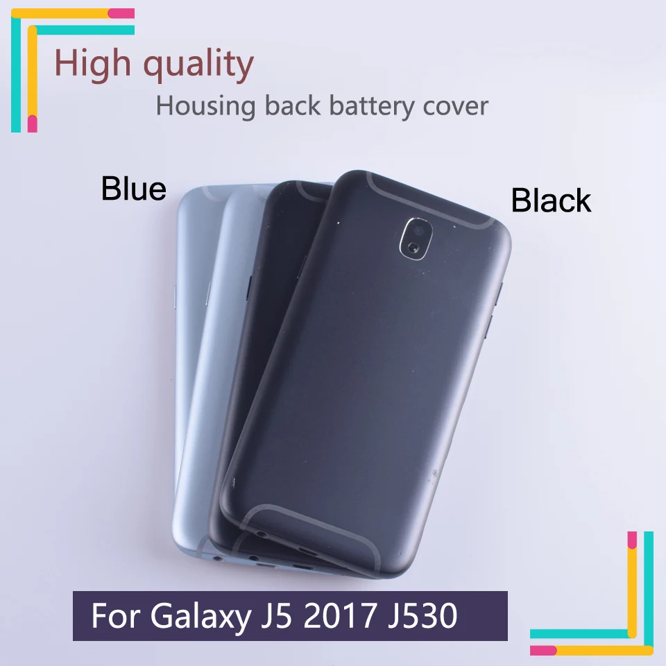 Новая задняя дверь для Samsung Galaxy J5 2017 J530 батарея крышка корпус чехол с логотипом -