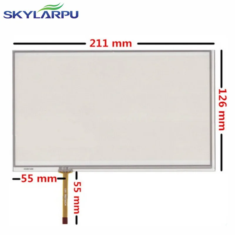 Skylarpu Новинка 9 дюймов 4 провода сопротивление 210 мм * 125 Сенсорная панель s для 210*125