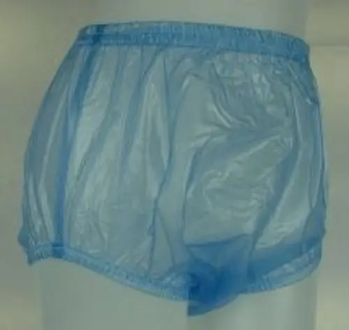 

3 pieces ADULT BABY incontinence PLASTIC PANTS Blue P005-6T