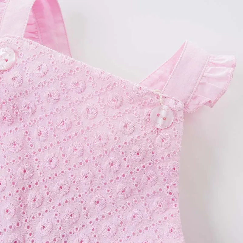 Dave bella/модные костюмы летние комбинезоны для маленьких девочек детская одежда