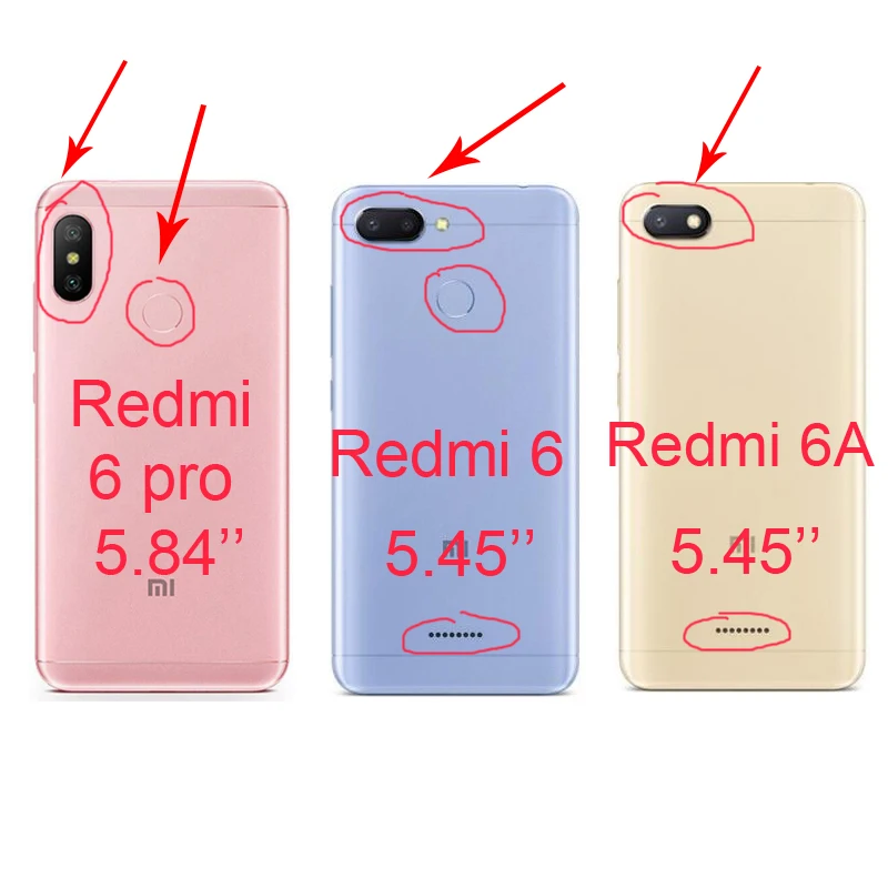 Жесткий чехол 3 в 1 для Redmi 6A 5 45 &quot Чехол 6 Pro жесткий A роскошный с покрытием бампер |