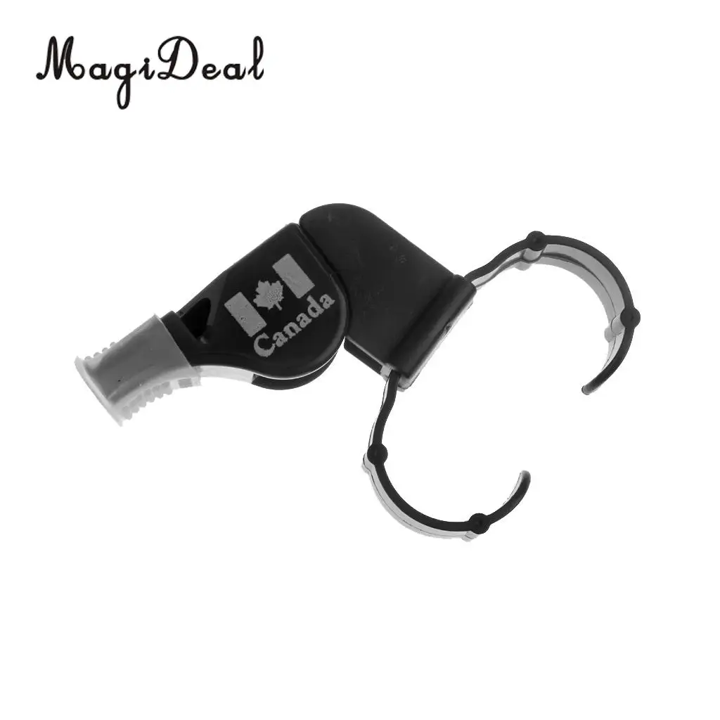 1 шт. пластиковый реферский свисток для пальца Спортивный Футбольный черный