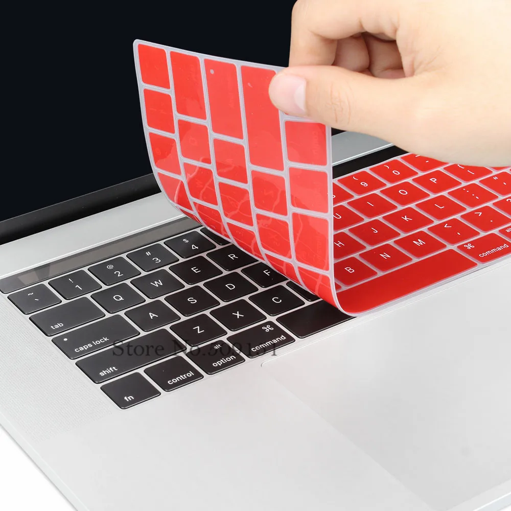 Для Macbook Pro 13 15 3 6 Touch Bar A1706 A1707 A1989 A1990 A2159 английская клавиатура защитная крышка