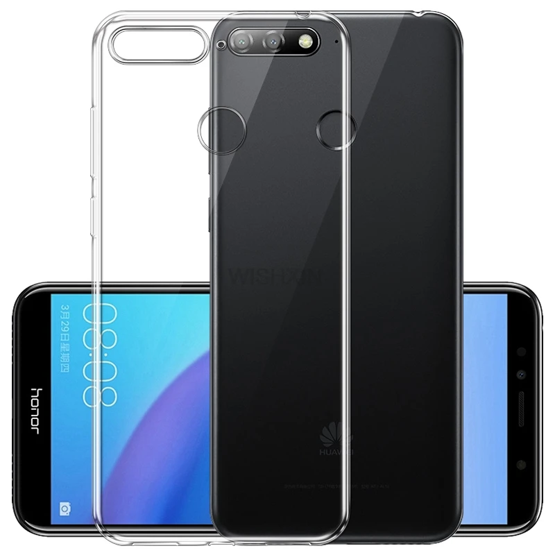 Для huawei Honor 7C чехол 5,7 силиконовый прозрачный ТПУ чехол для телефона huawei Honor 7C 7 C AUM-L41 Русская версия Honor7C чехол