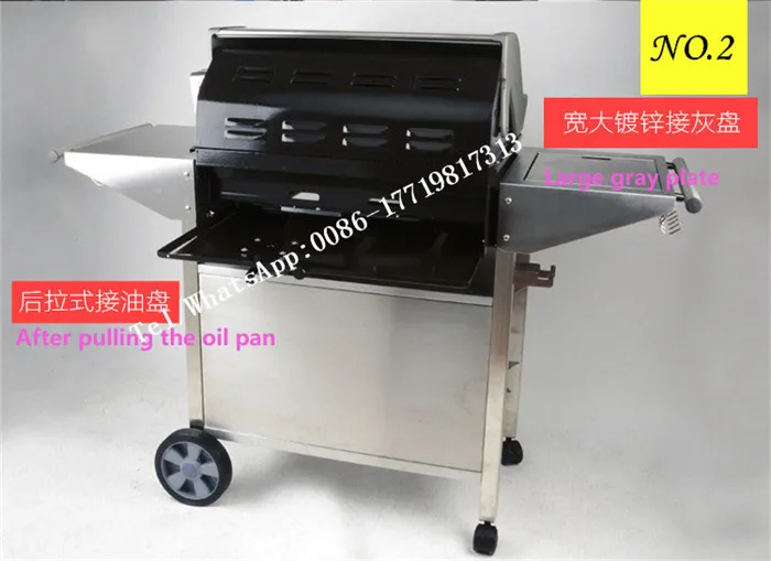 Бездымная койка для барбекю промышленная Настольная мини-койка из нержавеющей