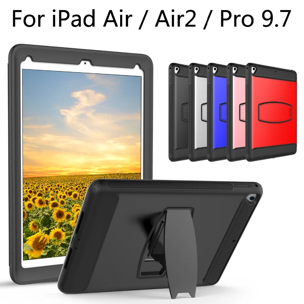 Роскошный умный чехол с функцией пробуждения, для iPad Pro 9,7, безопасный защитный противоударный Прочный силиконовый Жесткий Чехол