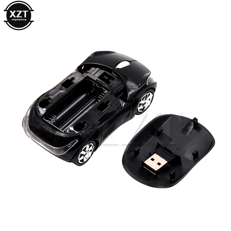 Бесшумная компьютерная мышь USB 2 4 ГГц 1200DPI автомобильный светильник эргономичная