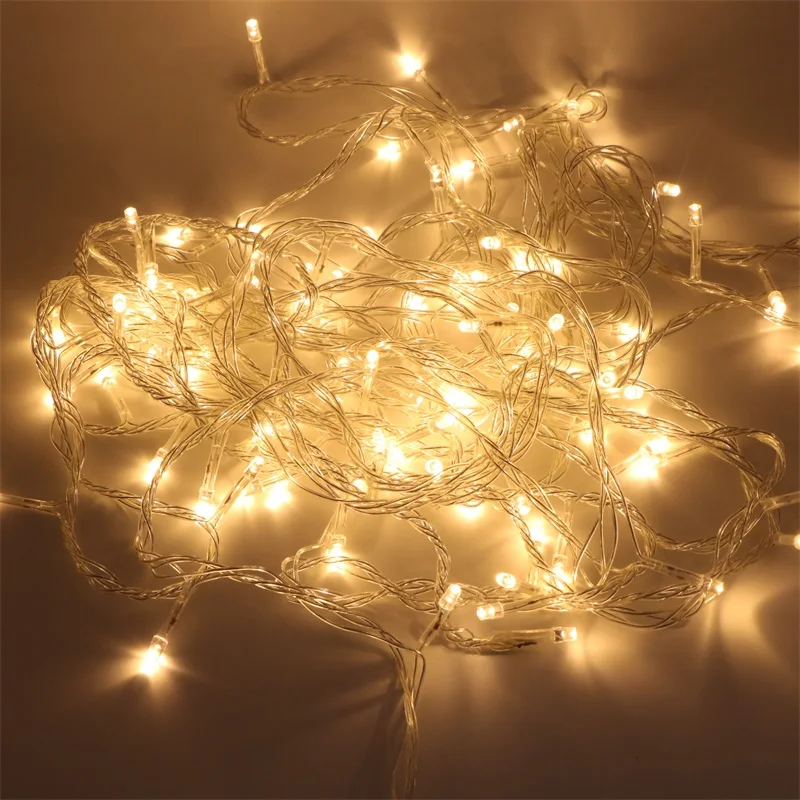 Гирлянда SZYOUMY светодиодная 10 м 100 светодиодов 110 В/220 В|string lights 10m|light 10m10m led |