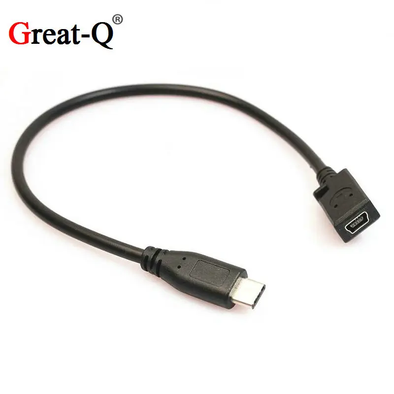 

Great-Q New Type C USB 3.1 Male to Mini USB Female Charging Data Cable for Nexus 6P