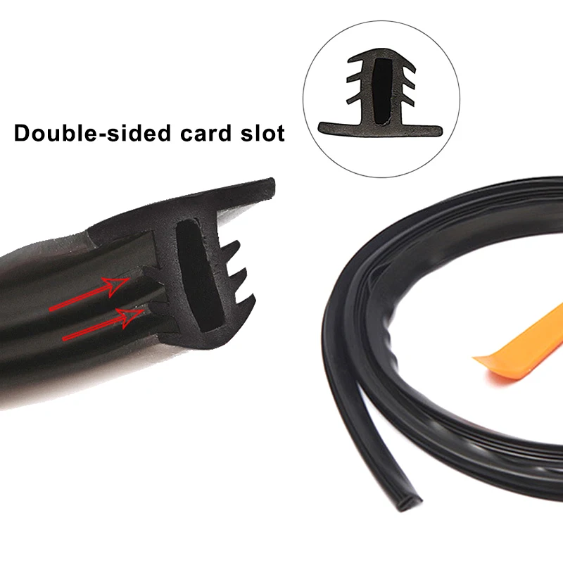 Резиновая Звукоизоляционная Пылезащитная уплотнительная лента 1 6 м для