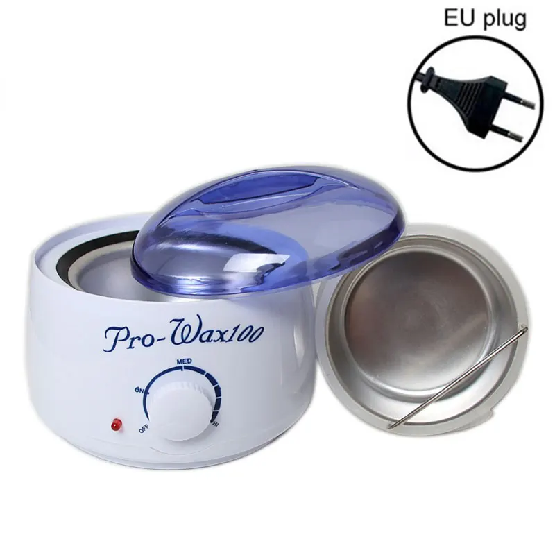 Wax Machine EU Plug Инструмент для удаления волос Эпилятор Воск нагреватель Профессиональный мини Спа Ручной Эпилятор ноги парафиновый воск контроль температуры - Цвет: Wax Machine EU Plug