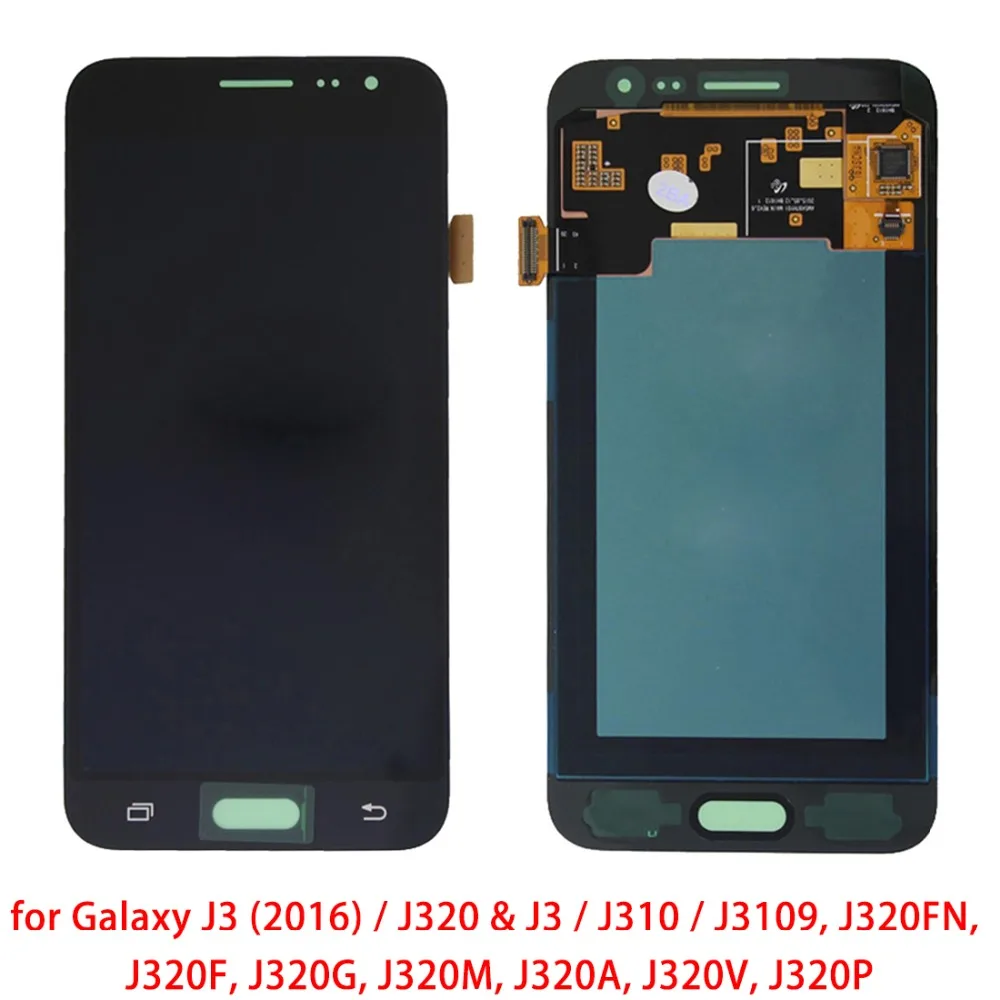 Оригинальный ЖК-дисплей + сенсорная панель для Galaxy J3(2016)/ J320 &amp J3/J310/J3109 J320FN J320F J320G