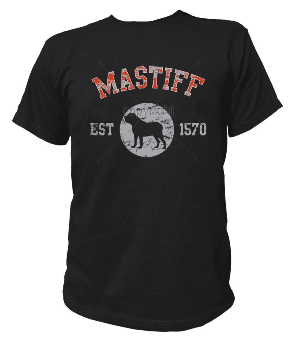 Футболка Hunde MASTIFF Molosser Hund Dog Welpe Breed Rasse Tier englischer 17419 | Мужская одежда