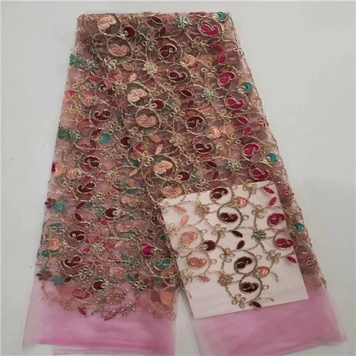 DPY58-1! Bridal Dress African Lace Fabric Fashion French Design Embroidered Tulle | Дом и сад