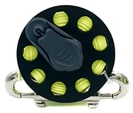 Black Катушка для дайвинга, катушка с защелкой, зажим болта и ручка, SMB, безопасная колбаса, пальчиковая катушка для подводного ныряльщика, подводного плавания - Цвет: Black