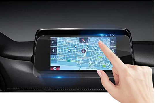 7 дюймовый MZD Connect автомобильный навигационный экран протектор Закаленное стекло