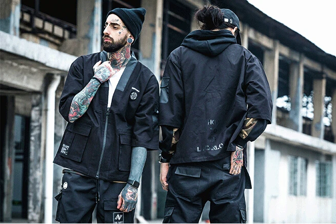 S-XXL, Мужской Хлопковый кардиган, куртка, Мужская Уличная мода, хип-хоп повседневное пальто, свободный жакет кимоно