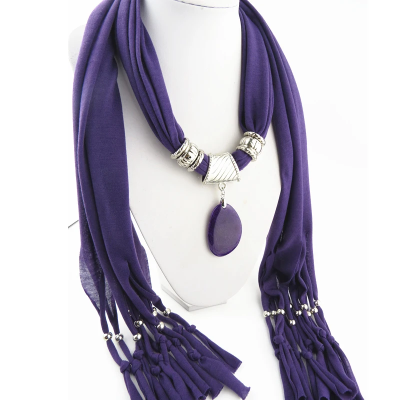 Женский шарф RUNMEIFA чистый полиэфир цвета украшения для тела |