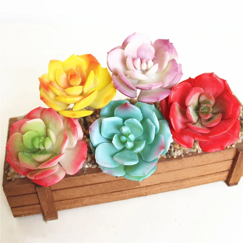 1 шт. Мини Искусственные влагозапасающие растения пейзаж с лотосами декоративный