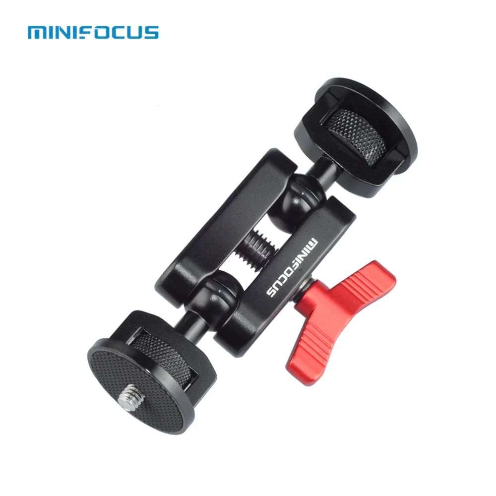 Регулируемый шаровой адаптер Magic Arm с двойной головкой (винт 1/4 дюйма) крепление