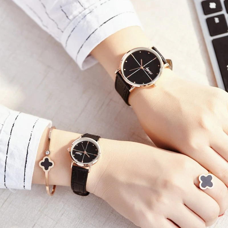 2017 Роскошные Брендовые Часы для влюбленных пар мужские и женские парные