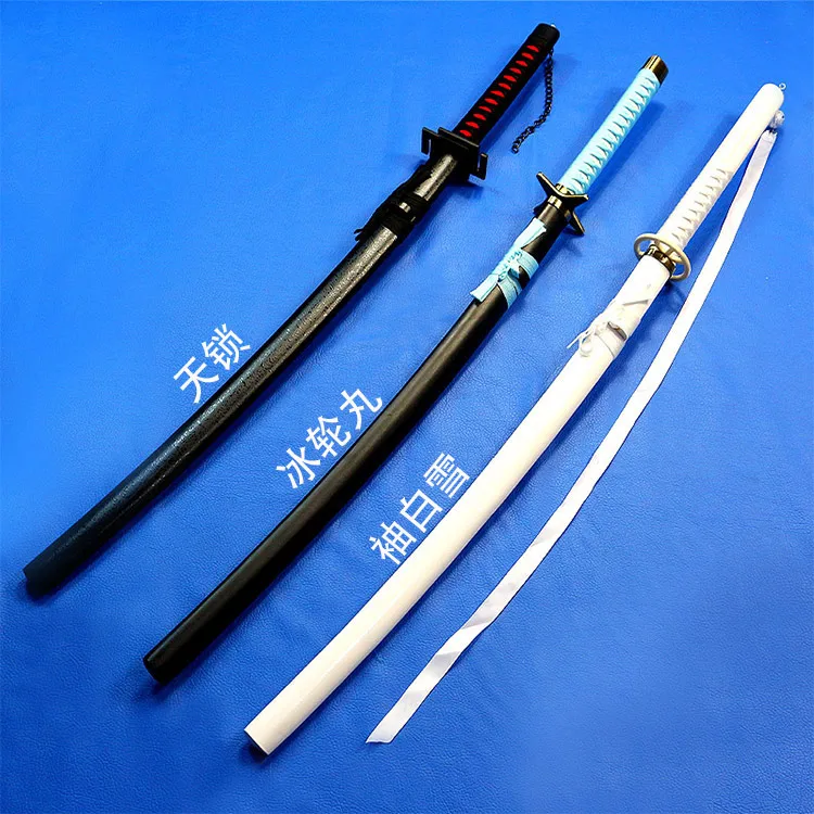 Bleach Рукия Куросаки ichigoku ЯПОНСКИЙ KATANA Косплей деревянный меч лезвие ножа оружие Косплэй Реквизит Высокое качество