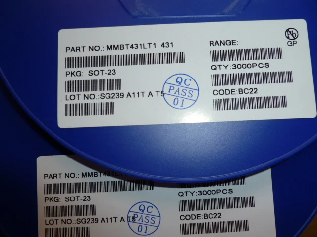 

100pcs/lot original MMBT431LT1G MMBT431LT1 MMBT431 431 SOT23
