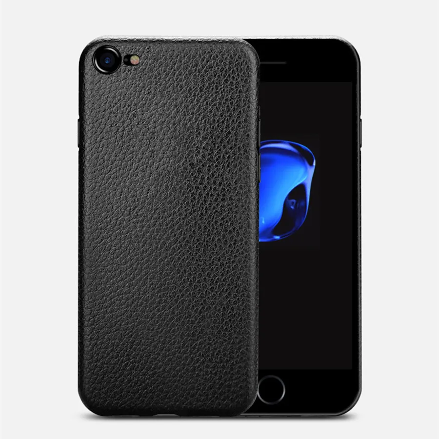 Роскошный кожаный силиконовый чехол s с узором для iPhone X, чехол 5, 5S, SE, 6, 6 s, 7, 8 Plus, мягкий чехол из ТПУ для телефона, чехол s для iPhone 7, чехол