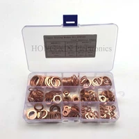 300pcs copper washer flat ring gasket sump plug oil seal fittings washers fastener hardware accessories