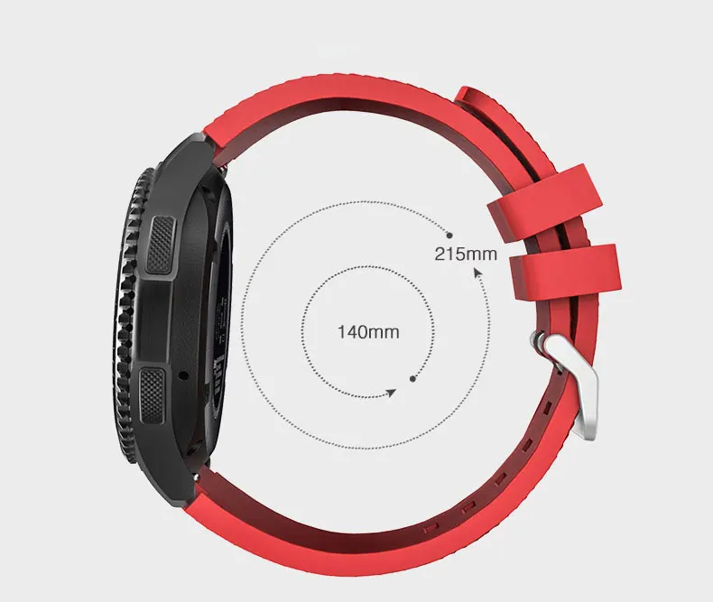Gear S3 для samsung Galaxy watch 46 мм 42 мм S3 Frontier amazfit bip huawei watch gt ремешок 22 мм ремешок силиконовый браслет
