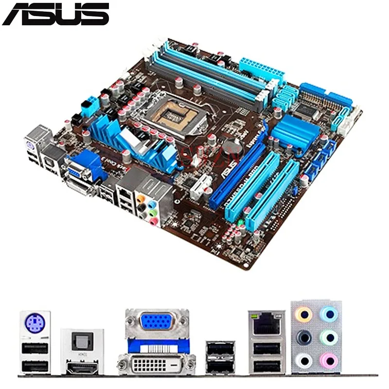 Оригинальный использоваться для настольных ПК ASUS P7H55D-M PRO H55 Поддержка LGA 1156