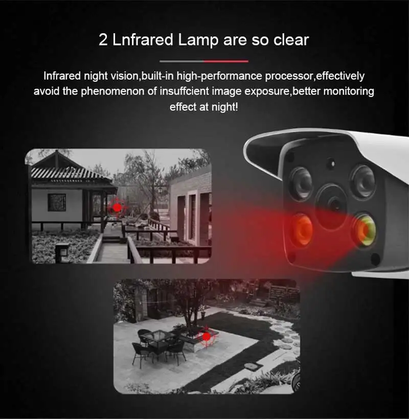 1080P WiFi IP Camera ONVIF Outdoor Waterproof Full Color Night Vision Security CCTV Camera Cloud Storatge Wireless Surveillance
