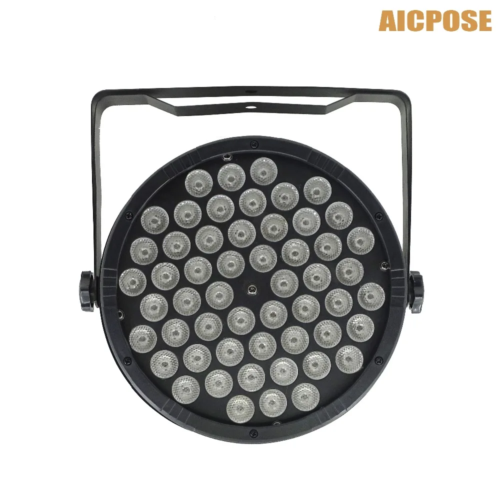 4 шт./лот светодиодный просветильник Тор Par 54x3W RGB 3 в 1 Led 54*3w Light s Wash Disco светильник DMX
