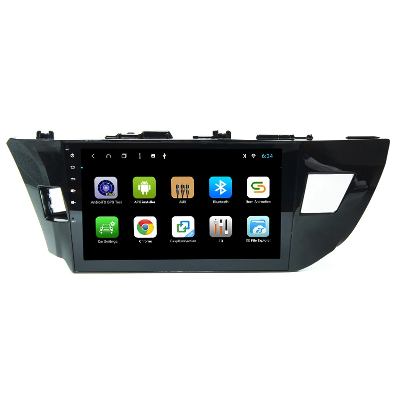 2 Din Car Gps/Glonass Navigation Radio Multimedia System for Toyota Corolla 2014 (Asia) with Android 8.1 Touch Screen Head Unit |